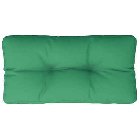 vidaXL Coussin de Palette Vert 80x40x12 cm Tissu