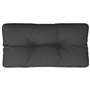 vidaXL Coussin de Palette Noir 80x40x12 cm Tissu