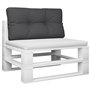 vidaXL Coussin de Palette Noir 80x40x12 cm Tissu