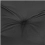 vidaXL Coussin de Palette Noir 80x40x12 cm Tissu