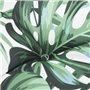 vidaXL Coussins de Palette Lot de 2 Motif de Feuilles Tissu
