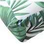vidaXL Coussins de Palette Lot de 2 Motif de Feuilles Tissu