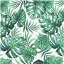 vidaXL Coussins de Palette Lot de 2 Motif de Feuilles Tissu