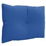 vidaXL Coussins de Palette Lot de 3 Bleu Royal Tissu