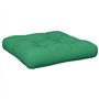 vidaXL Coussin de Palette Vert Tissu