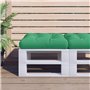 vidaXL Coussin de Palette Vert Tissu