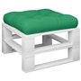 vidaXL Coussin de Palette Vert Tissu