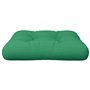 vidaXL Coussin de Palette Vert Tissu
