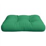 vidaXL Coussin de Palette Vert Tissu