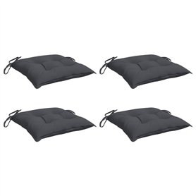vidaXL Lot de 4 Coussins de Chaise