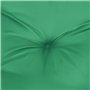 vidaXL Lot de 4 Coussins de Chaise, Galette de Siège avec Jeux de Cordes, Coussin d'Extérieur Imperméable, Vert 40x40x7 cm Tissu