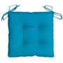 vidaXL Lot de 2 Coussins de Palette, Galette de Siège Imperméable, Coussin de Jardin, Décoration d'Extérieur Terrasse, Bleu Clai