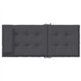 vidaXL Coussins de Chaise à Dossier Haut Lot de 6 Anthracite