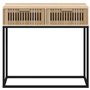 Tavolino Consolle 80x30x75 cm Legno Multistrato e Ferro