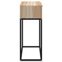 Tavolino Consolle 80x30x75 cm Legno Multistrato e Ferro