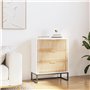 Credenza Bianca 60x30x75 cm in Legno Multistrato