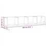 vidaXL Mensola Muro Porta PC Rovere Fumo 100x18x18cm Legno Multistrato