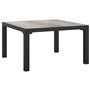 vidaXL Salon de Jardin 4 pcs, Chaises avec Dossier, Ensemble de Meubles, Mobilier de Patio Terrasse Extérieur, Noir et Gris Rési