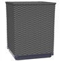 vidaXL Jardinières 4 pcs noir 30x30x37 cm polypropylène