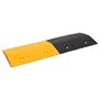 vidaXL Ralentisseurs 4 pcs Jaune et Noir 97x32