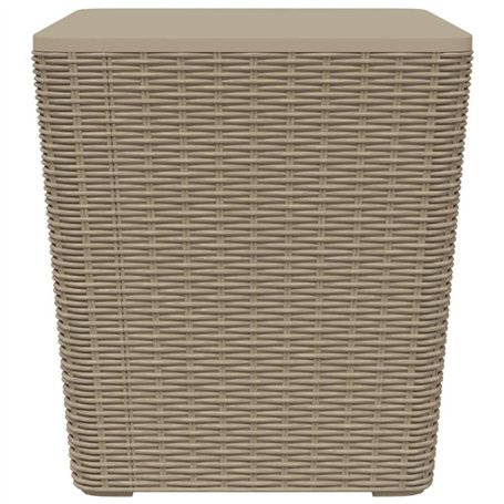 vidaXL Table de Jardin avec Couvercle Amovible