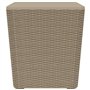 vidaXL Table de Jardin avec Couvercle Amovible