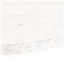 vidaXL Dessus de Table, Plateau de Bureau, Dessus de Table de Remplacement Maison Restaurant, Blanc 100x50x2,5 cm Bois de Pin Ma