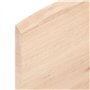 vidaXL Étagère Murale, Dessus de Table avec Bord Vivant, Tablette Suspendue avec Rangement, Rustique, Bois de Chêne Massif Non T