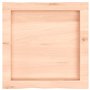 vidaXL Dessus de Table, Remplacement du Plateau de Table avec Bord Vif, Tableau de Bricolage, Bois Massif Non Traité Bordure Ass