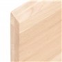 vidaXL Dessus de Table, Remplacement du Plateau de Table avec Bord Vif, Tableau de Bricolage, Bois Massif Non Traité Bordure Ass