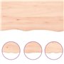 vidaXL Dessus de Table, Remplacement du Plateau de Table avec Bord Vif, Tableau de Bricolage, Bois Massif non Traité Bordure Ass