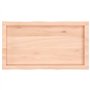 vidaXL Dessus de Table, Remplacement du Plateau de Table avec Bord Vif, Tableau de Bricolage, Bois Massif Non Traité Bordure Ass