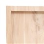 vidaXL Dessus de Table, Remplacement du Plateau de Table avec Bord Vif, Tableau de Bricolage, Bois Massif Non Traité Bordure Ass