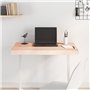 vidaXL Dessus de Table, Remplacement du Plateau de Table avec Bord Vif, Tableau de Bricolage, Bois Massif Non Traité Bordure Ass