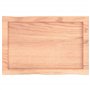 vidaXL Dessus de Table, Remplacement du Plateau de Table avec Bord Vif, Tableau de Bricolage Intérieur, Bois Massif Traité Bordu