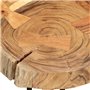 vidaXL Table Basse 36 cm 4 Troncs Bois d'acacia Massif