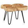 vidaXL Table Basse 36 cm 4 Troncs Bois d'acacia Massif