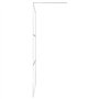 vidaXL Paroi de douche et étagère Chrome 80x195 cm Verre ESG&Aluminium, cabine de douche, paroi de douche de baignoire, paroi de