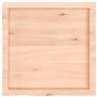 vidaXL Dessus de Table 60x60x(2-6) cm Bois de chêne Massif Non traité, Dessus de Table de Remplacement, Dessus de Table Basse, P