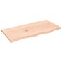 vidaXL Dessus de Table 80x40x2 cm Bois de chêne Massif Non traité