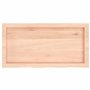 vidaXL Dessus de Table 80x40x(2-6) cm Bois de chêne Massif Non traité, Dessus de Table de Remplacement, Dessus de Table Basse, P