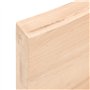 vidaXL Dessus de Table 80x40x(2-6) cm Bois de chêne Massif Non traité, Dessus de Table de Remplacement, Dessus de Table Basse, P