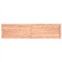 vidaXL Dessus de Table Marron Clair Bois chêne Massif traité, Dessus de Table de Remplacement, Dessus de Table Basse, Dessus de 