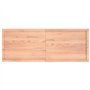 vidaXL Dessus de Table Marron Clair Bois chêne Massif traité, Dessus de Table de Remplacement, Dessus de Table Basse, Dessus de 