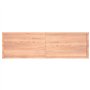 vidaXL Dessus de Table Marron Clair Bois chêne Massif traité, Dessus de Table de Remplacement, Dessus de Table Basse, Dessus de 