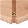 vidaXL Dessus de Table Marron Clair Bois chêne Massif traité, Dessus de Table de Remplacement, Dessus de Table Basse, Dessus de 
