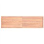 vidaXL Dessus de Table Marron Clair Bois chêne Massif traité, Dessus de Table de Remplacement, Dessus de Table Basse, Dessus de 