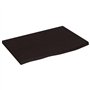 vidaXL Dessus de Bureau Marron foncé 60x40x2 cm Bois chêne traité