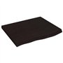 Dessus de table marron foncé bois chêne massif traité