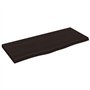 vidaXL Dessus de Table Marron foncé Bois chêne Massif traité
